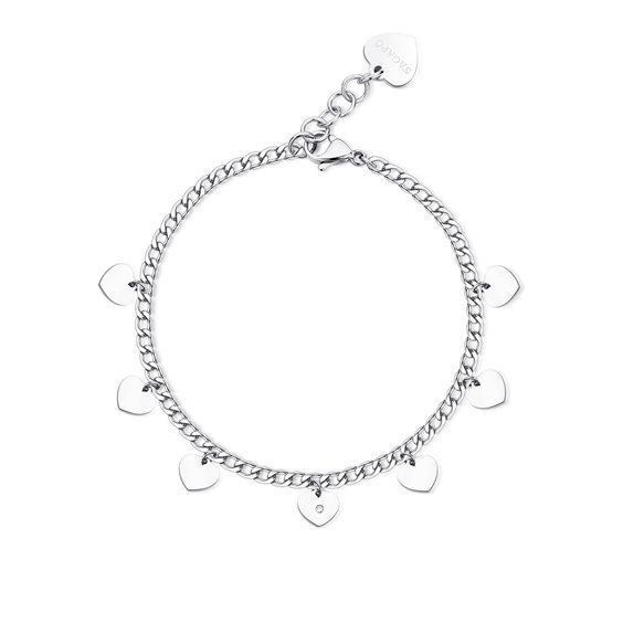 Bracciale Sagapo Donna Message in Acciaio Cristallo SSG11 - SSG11